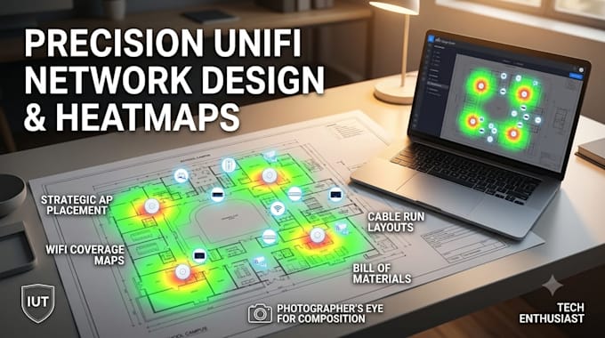 design enterprise wifi heatmaps and network architecture