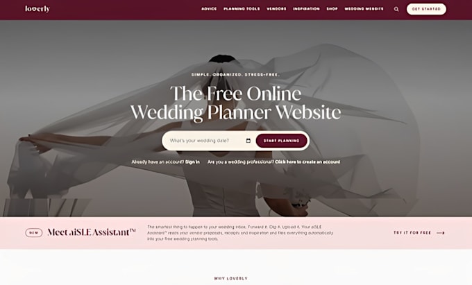 design wix wedding planner website bridal website photography website