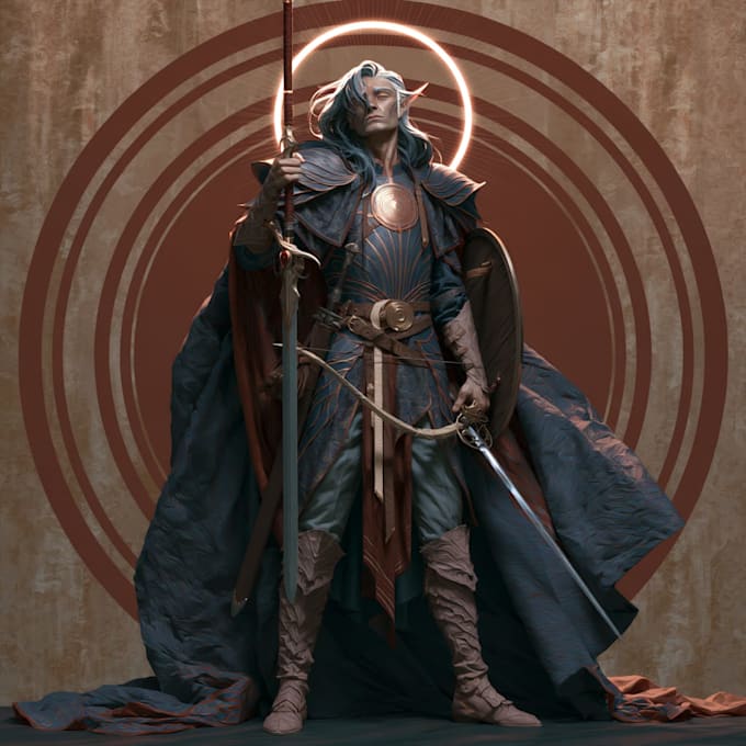 create your dnd or fantasy rpg character art
