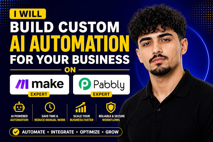 build a custom ai automation workflow using manychat and make