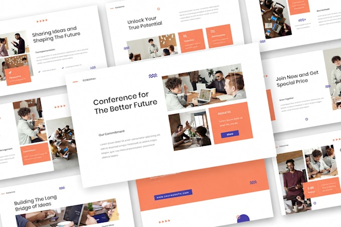 design executive conference presentation webinar slide masterclass deck on canva