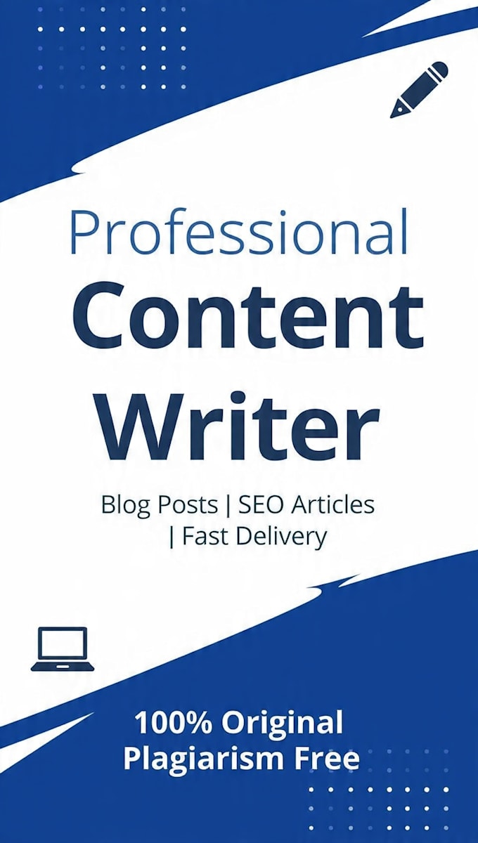 write SEO blog article and website content