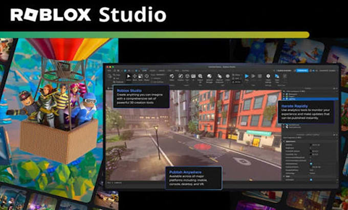 create custom roblox 3d models, npcs, vehicles and lua scripting