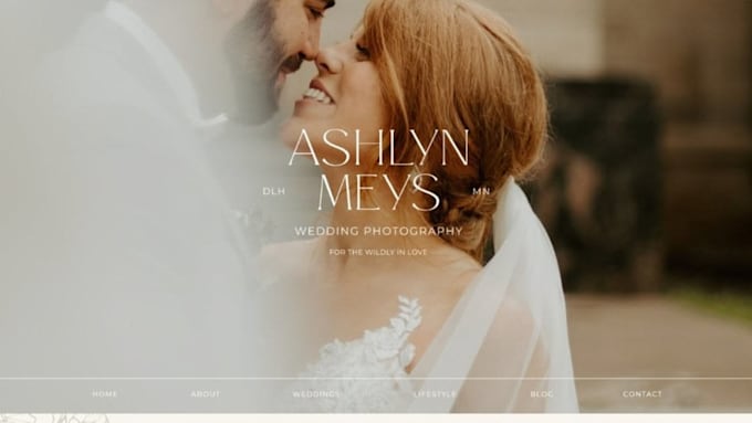 build squarespace bridal wedding website planner booking event website