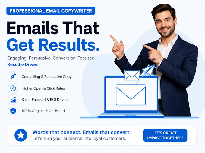 write professional emails, cold emails, and email copy