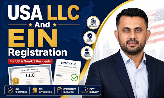 register a USA llc and apply for an ein