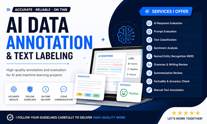 do accurate ai data annotation and text labeling