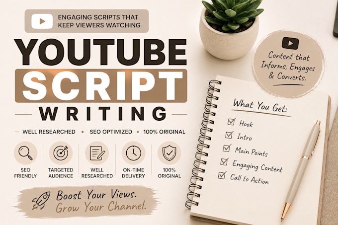 write engaging youtube scripts for ai and finance channels