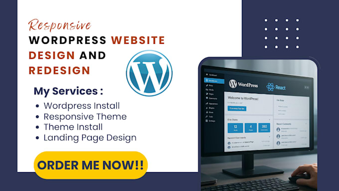 design, redesign revamp wordpress website, copy clone wordpress website redesign