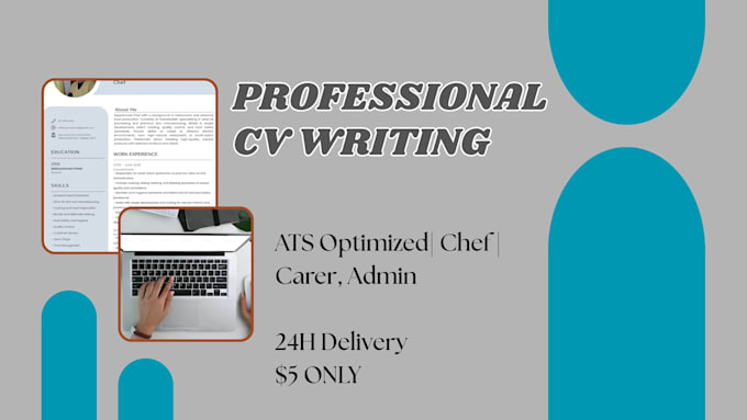 write ats professional CV, resume and cover letter