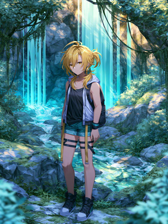 do a anime character