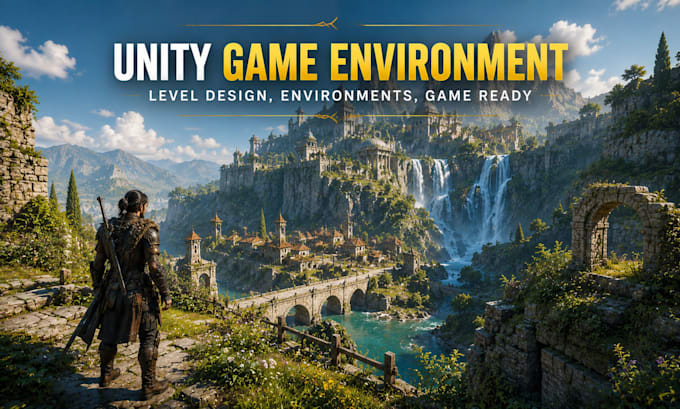design your unity game environment, unity game level, level design, unity game