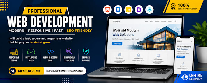 build a modern, responsive and SEO friendly website