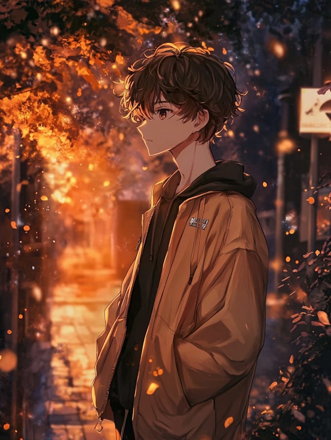 do a anime character