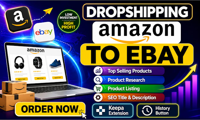 do amazon to ebay dropshipping, winning product research SEO optimized