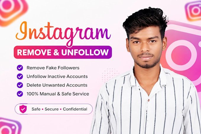 manually remove unwanted followers and clean up your social media posts