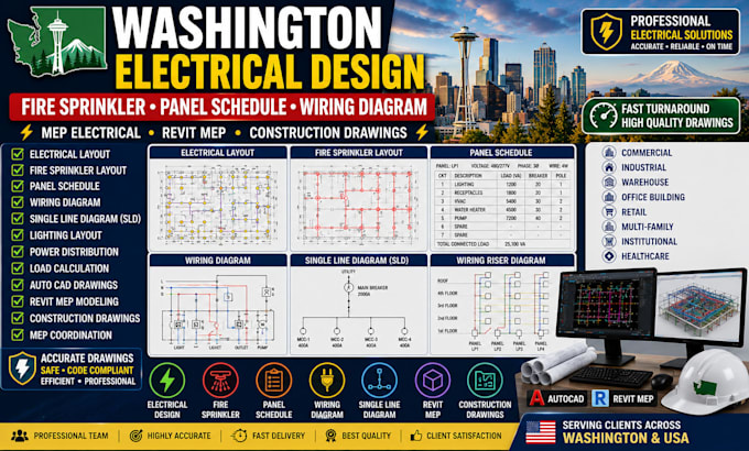 design washington electrical fire sprinkler layout panel schedule wiring diagram