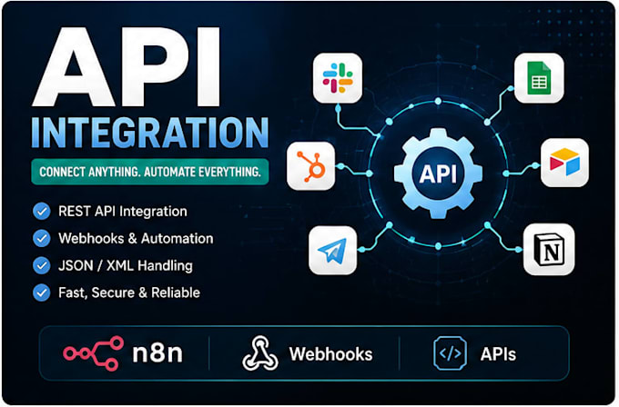 integrate apis, webhooks and automate business workflows
