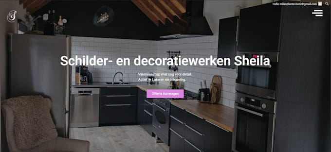 create a customized website
