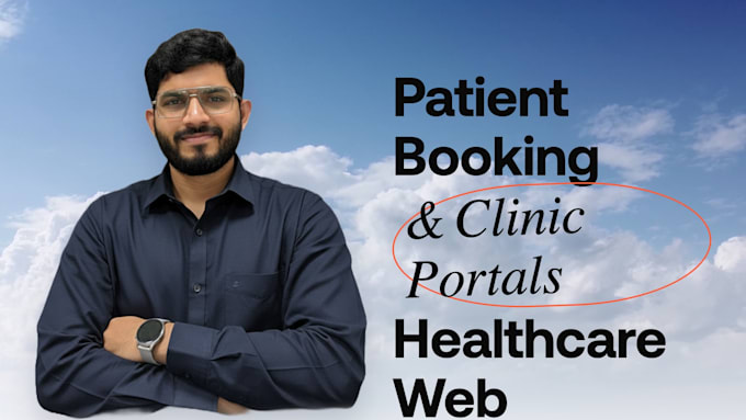 build a patient booking clinic and healthcare web app