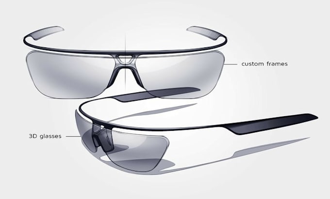 design eyewear tech pack, cad, technical drawings for manufacturing