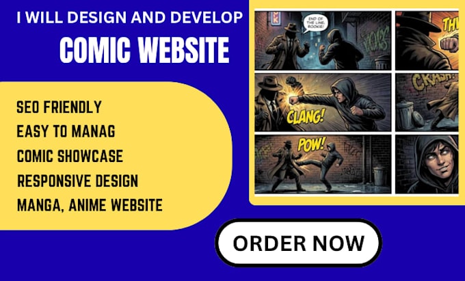 design a comic website, comic art, comic book, nsfw comic book cover