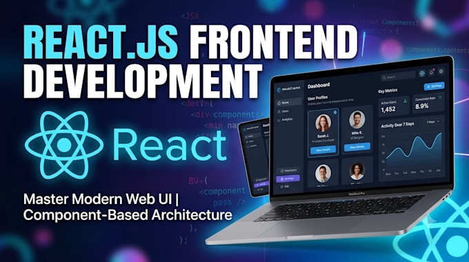 create a reactjs frontend for your website