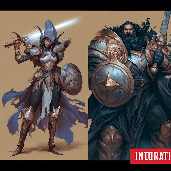 dnd character art and dnd character art