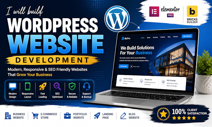 build a modern responsive website design or redesign
