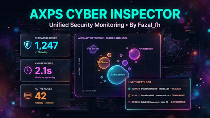 build python cybersecurity dashboards and custom log analysis tools