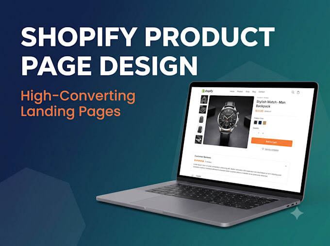 design a high converting shopify product page