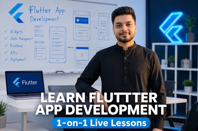 teach you flutter to become a pro mobile app developer