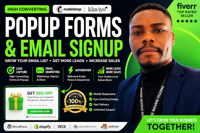create high converting popup forms email signup forms and lead capture forms