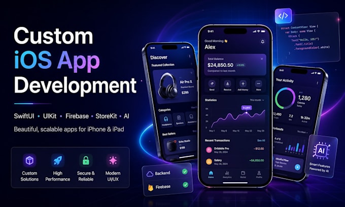 develop a native ios app using swift and swiftui