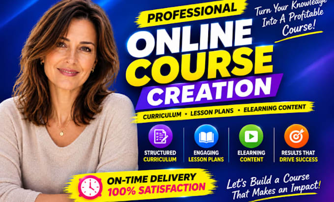 create online course content and curriculum that boosts