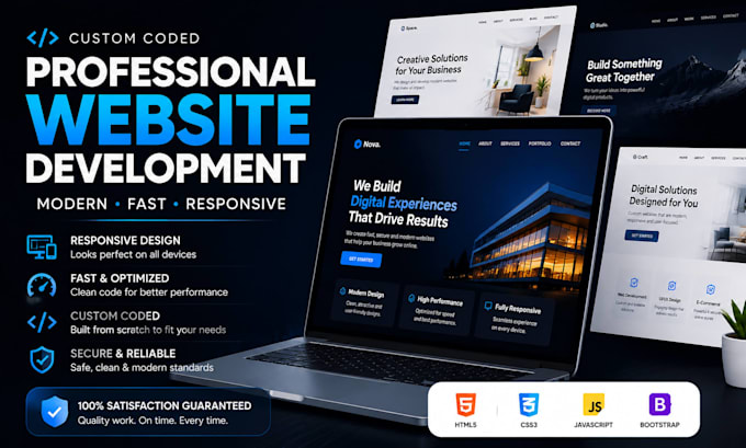 redesign your website into a modern professional website