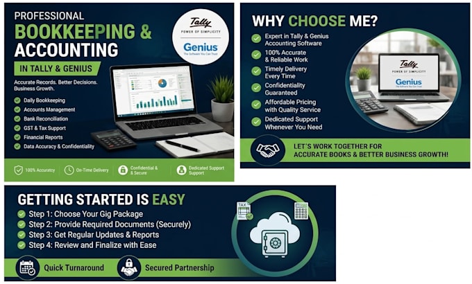 handle bookkeeping, financial statements, and tax compliance
