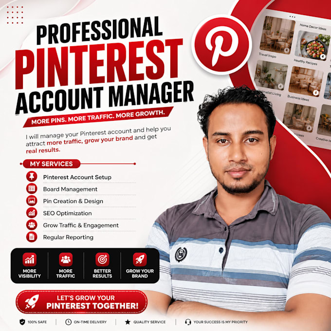 manage pinterest account professionally