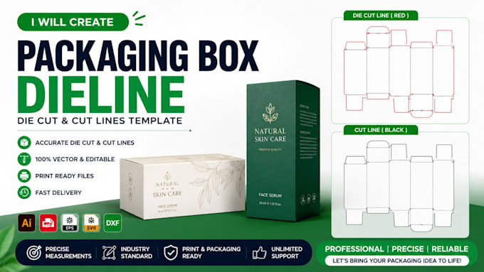 do dieline design for box packaging antisocad dielines and cut lines template