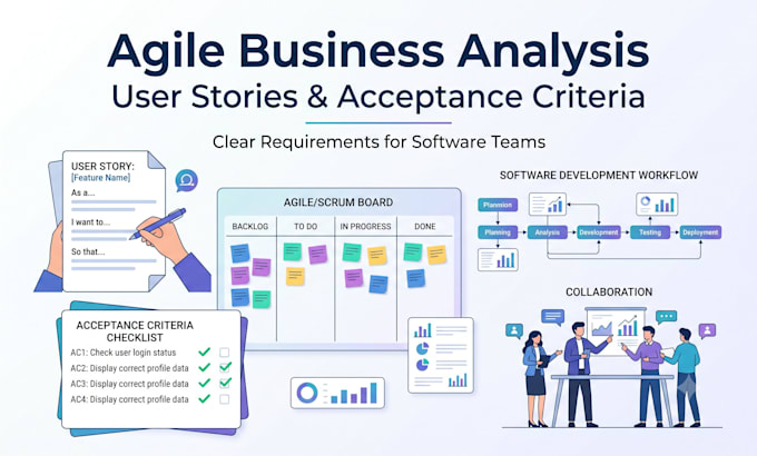 create user stories and acceptance criteria for agile projects