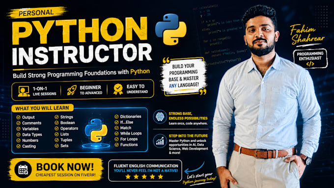 be your personal python fundamentals trainer