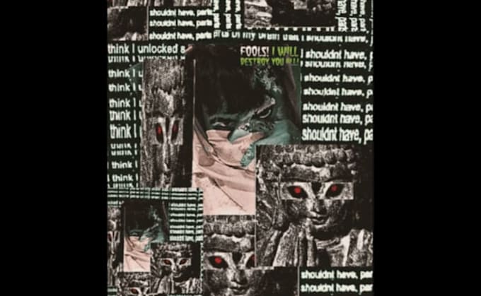 create unique weird graphics for cheap