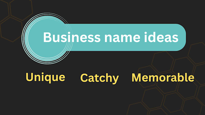 unique names catchy slogans