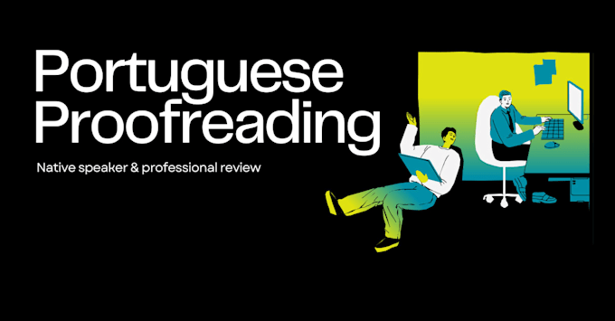 eu vou revisar e editar seus textos em portugues
