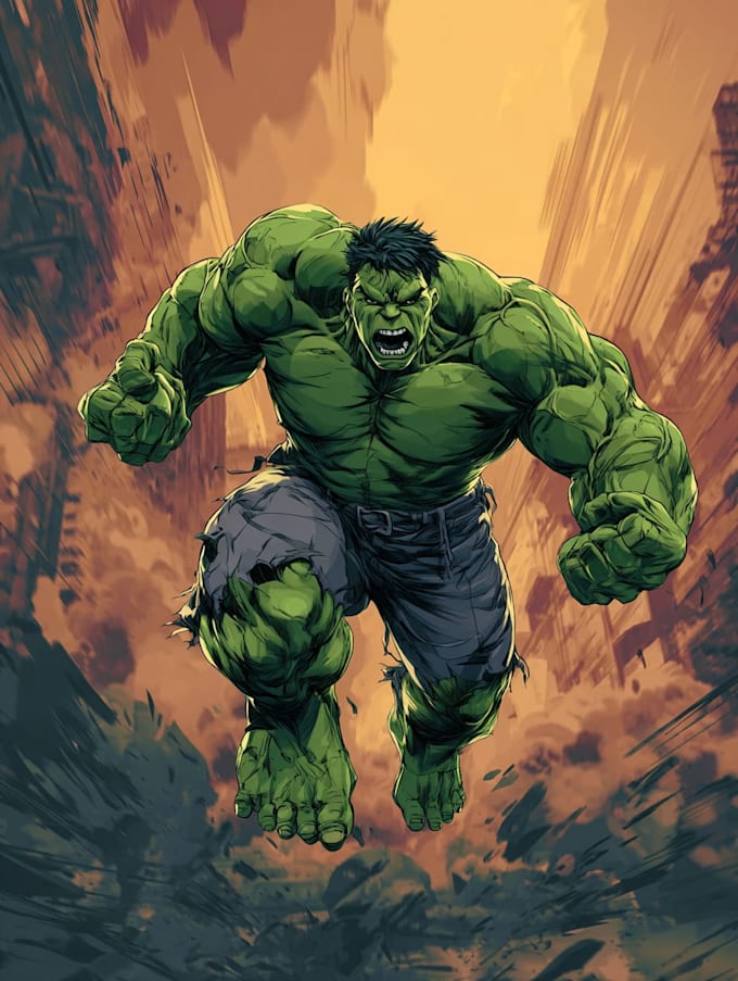 design a superhero comic