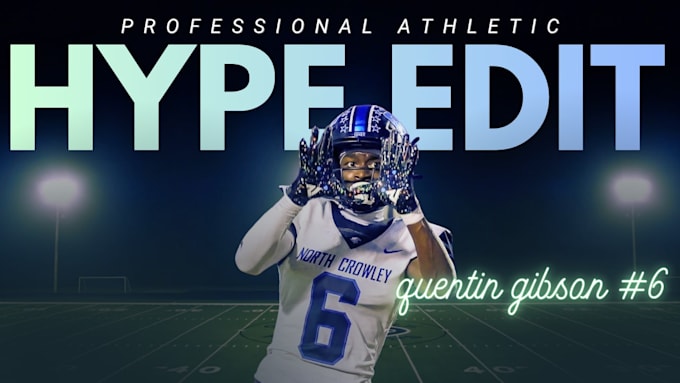 create a cinematic sports hype edit for any sport