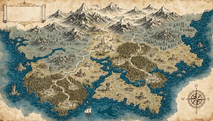 create custom fantasy maps for you