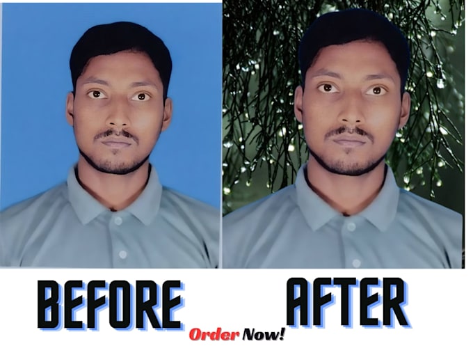 do realistic photo background replacement or removal