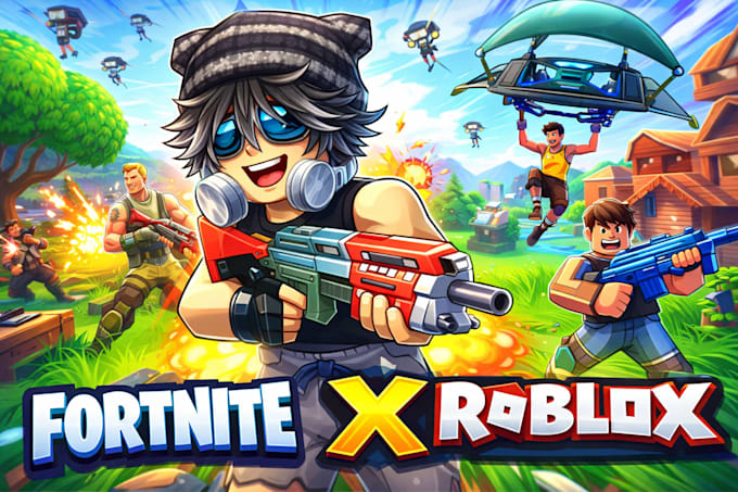 roblox and minecraft thumbnails