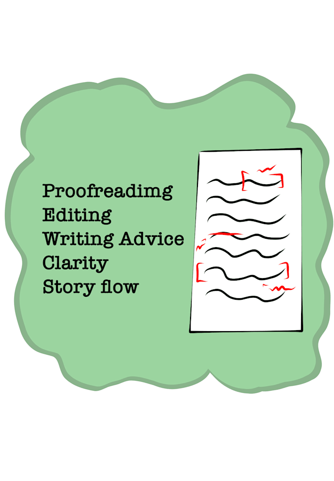 proofread, edit, and offer writing advice